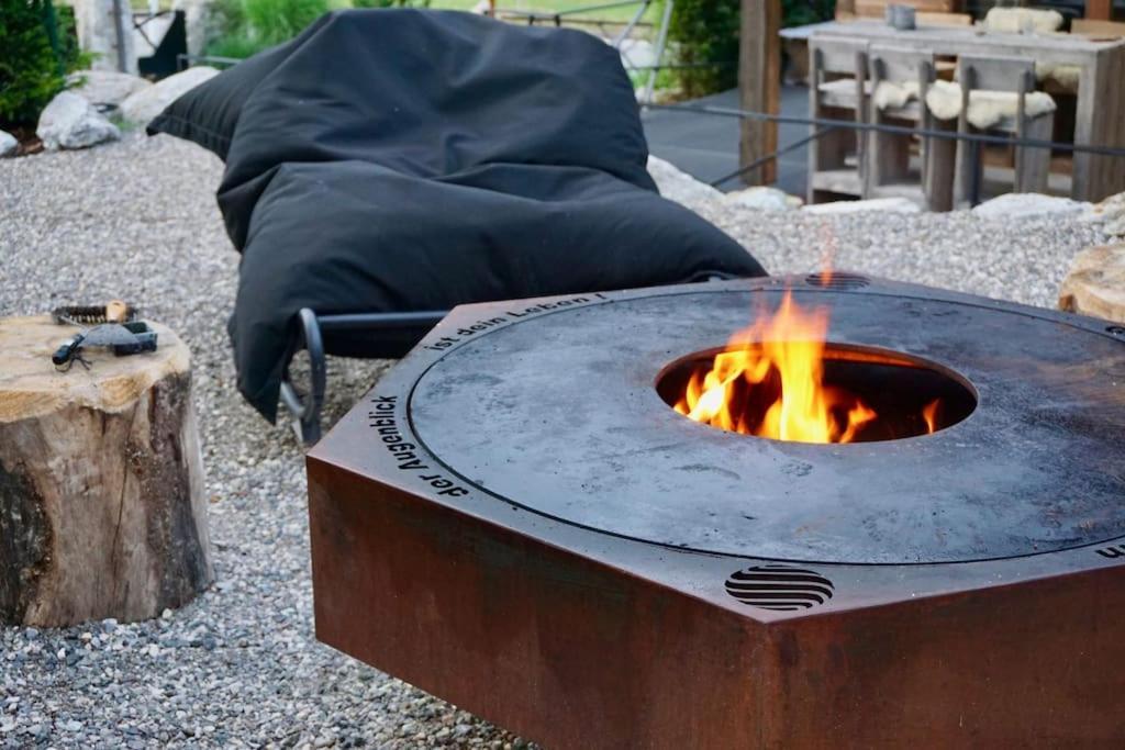 Chalet S - 5 Sterne Luxus Ferienhaus Direkt Am Eibsee Und Zugspitze グライナウ エクステリア 写真