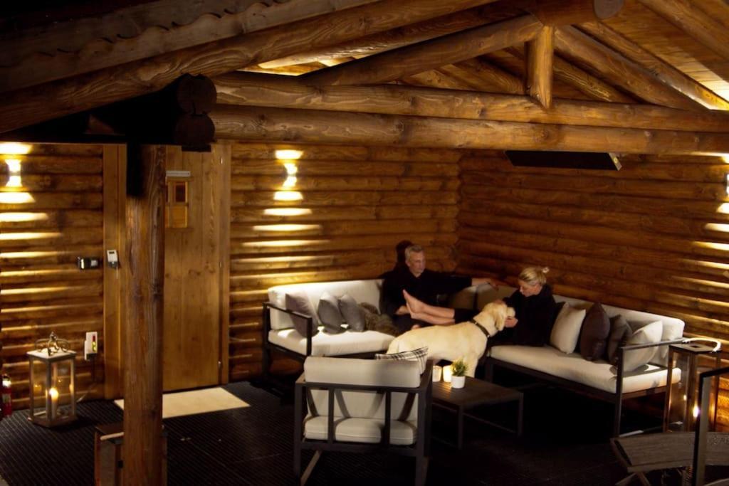 Chalet S - 5 Sterne Luxus Ferienhaus Direkt Am Eibsee Und Zugspitze グライナウ エクステリア 写真