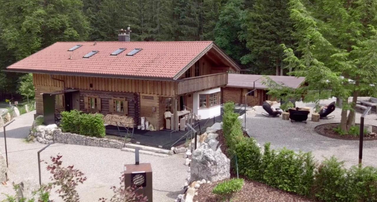 Chalet S - 5 Sterne Luxus Ferienhaus Direkt Am Eibsee Und Zugspitze グライナウ エクステリア 写真